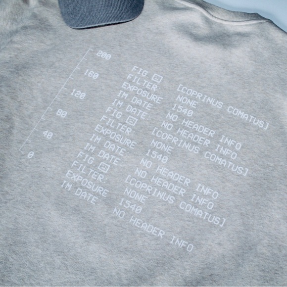 Acne Studios X-Ray Mushroom Graphic Sweatshirt - Picture 4 of 6